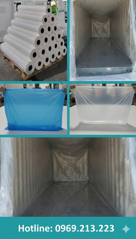 Túi trùm pallet, túi hộp PE