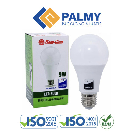 Hộp bóng đèn - Tem Nhãn Decal & Bao Bì Carton Palmy - Công Ty Cổ Phần Bao Bì Và Tem Nhãn Palmy