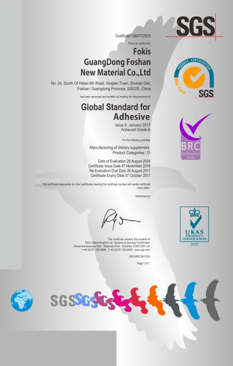 Chứng nhận SGS