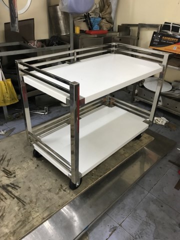 Xe đẩy inox