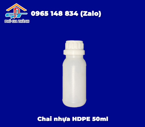 Chai nhựa HDPE 50ml