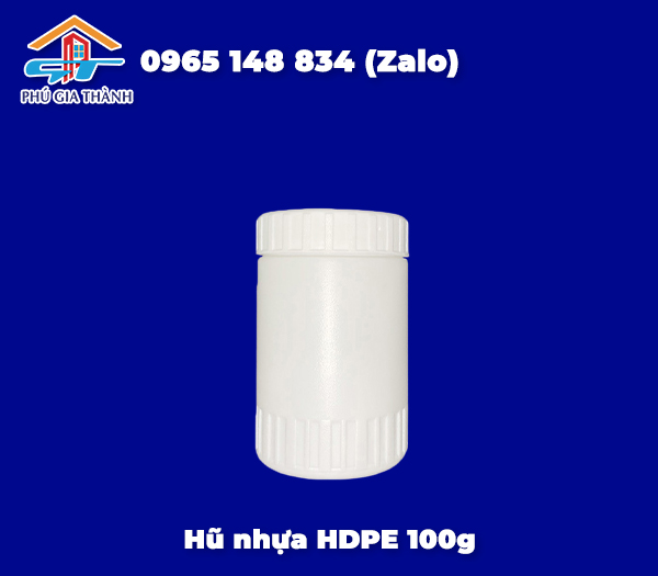 Hũ nhựa HDPE 100g