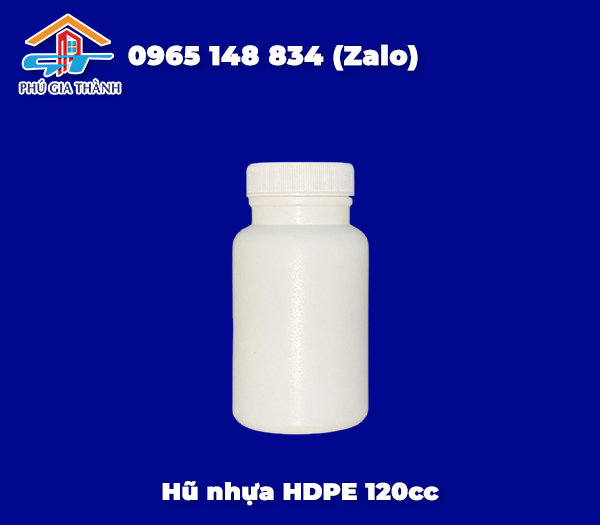 Hũ nhựa HDPE 120cc