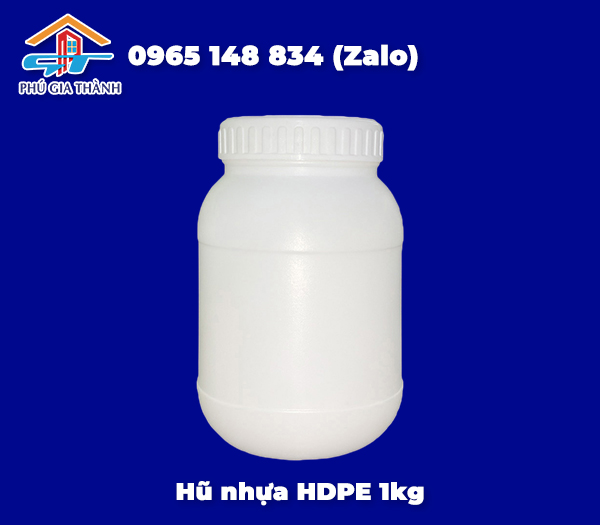 Hũ nhựa HDPE 1kg