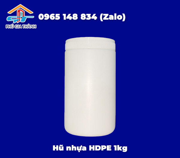 Hũ nhựa HDPE 1kg