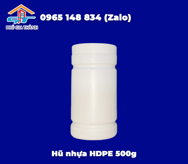 Hũ nhựa HDPE 500g