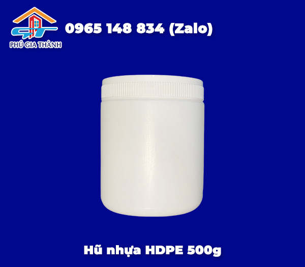 Hũ nhựa HDPE 500g