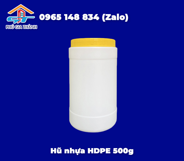 Hũ nhựa HDPE 500g