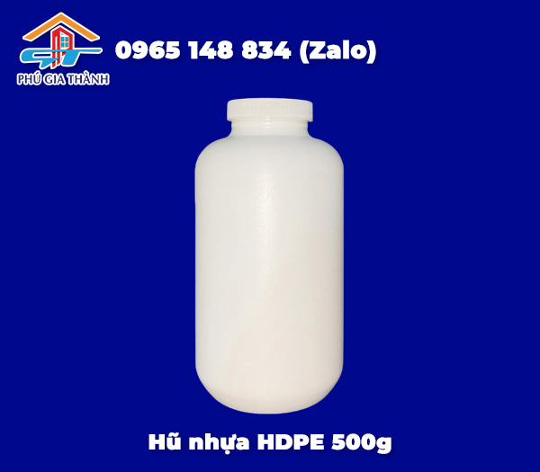 Hũ nhựa HDPE 500g