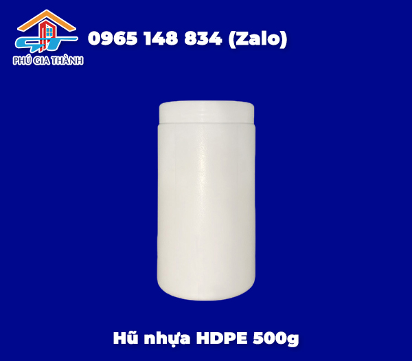 Hũ nhựa HDPE 500g