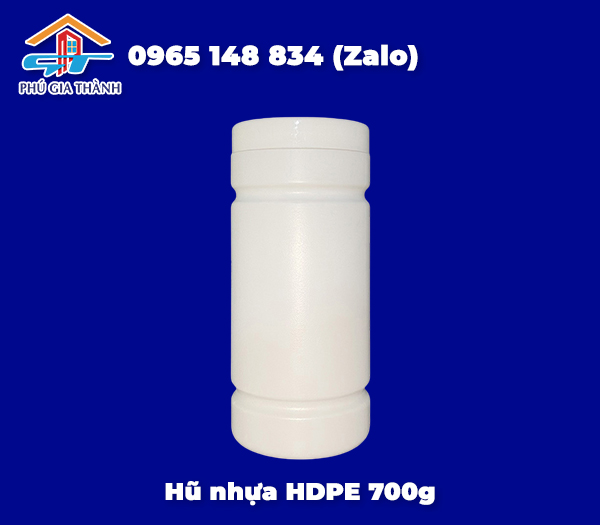 Hũ nhựa HDPE 700g