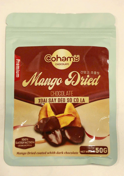 Trái cây sấy nhúng socola