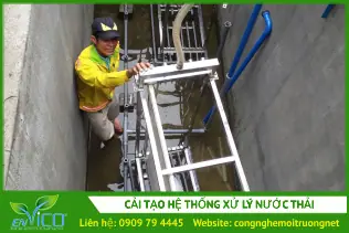 Cải tạo hệ thống xử lý nước thải