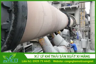 Xử lý khí thải nhà máy sản xuất xi măng