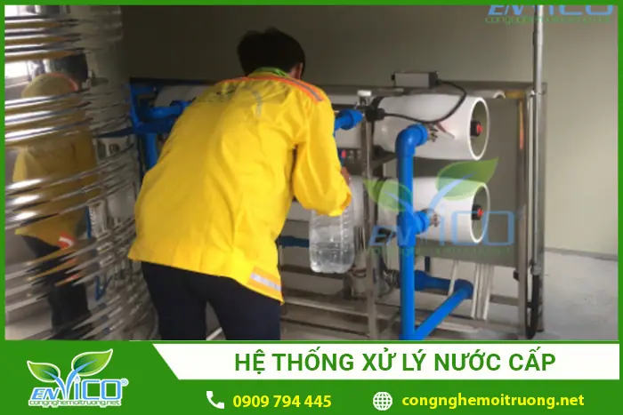 Hệ thống xử lý nước cấp đạt chuẩn