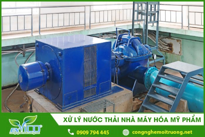 Xử lý nước thải nhà máy hóa mỹ phẩm