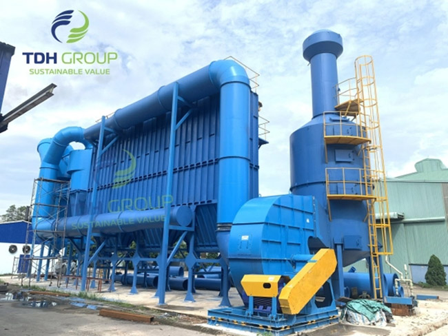 Hệ thống lọc bụi 60000 m3/h