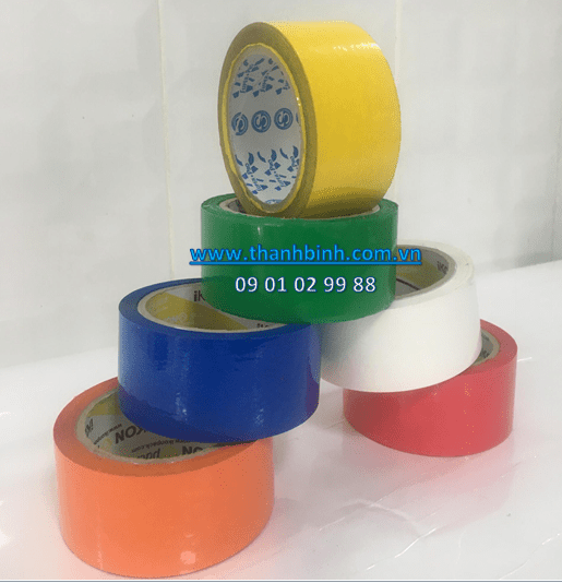 Băng keo vải màu - Thiết Bị Đóng Gói Thanh Bình - Công Ty TNHH Thương Mại Chế Biến Thuỷ Sản Thanh Bình