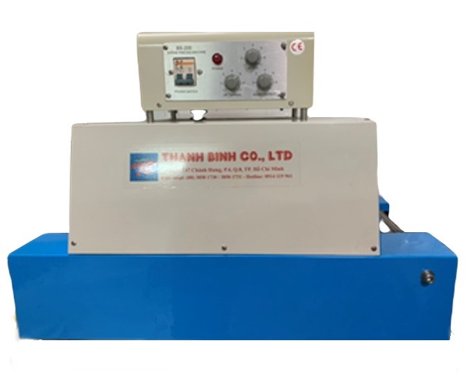 Máy rút màng co mini - Thiết Bị Đóng Gói Thanh Bình - Công Ty TNHH Thương Mại Chế Biến Thuỷ Sản Thanh Bình