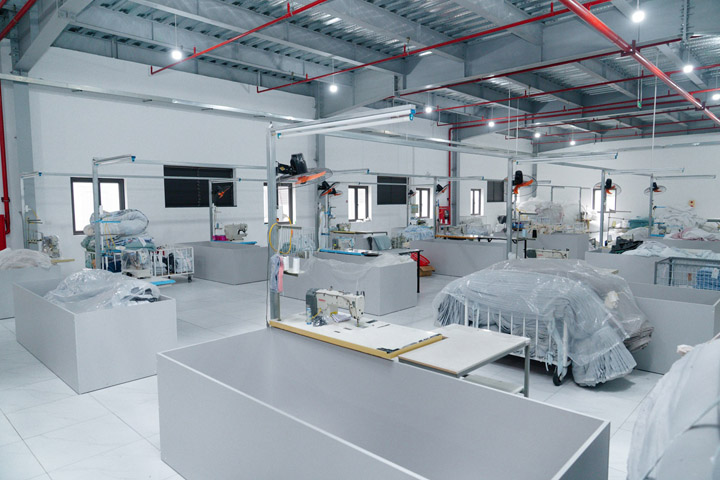 Hệ thống máy may Công Ty Sky Elegance