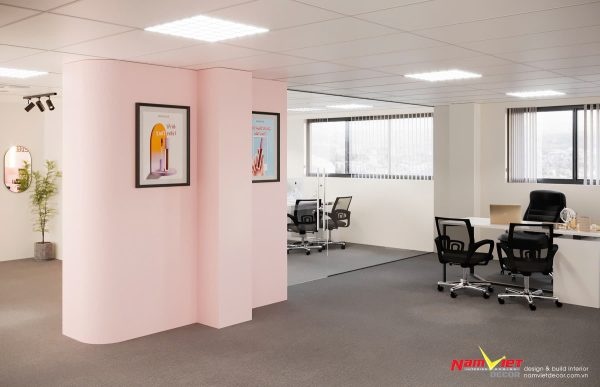 Thiết kế và thi công nội thất văn phòng - Công Ty Cổ Phần Sản Xuất Và Đầu Tư Nội Thất Nam Việt