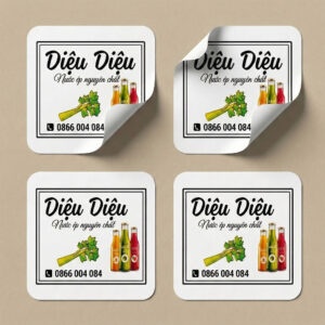 In tem dán ly - Công Ty TNHH Sản Xuất In Siêu Nhanh DakLak