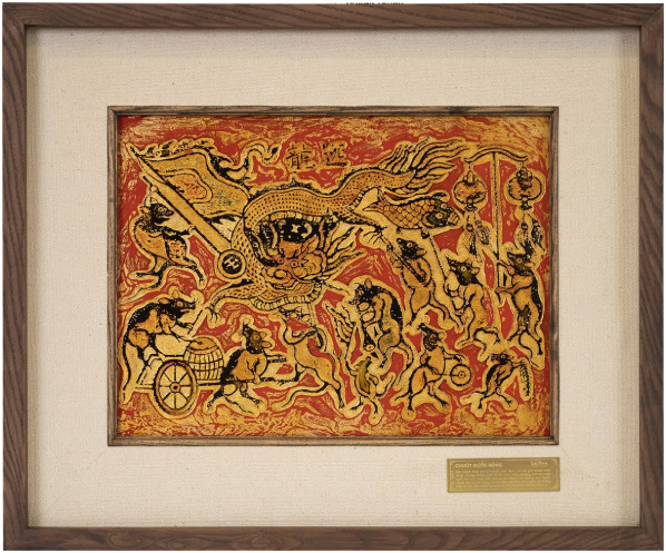 Tranh chuột rước rồng - Tranh Sơn Dầu La Toa - Công Ty Cổ Phần La Toa