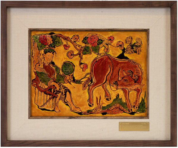 Tranh lão nông - Tranh Sơn Dầu La Toa - Công Ty Cổ Phần La Toa