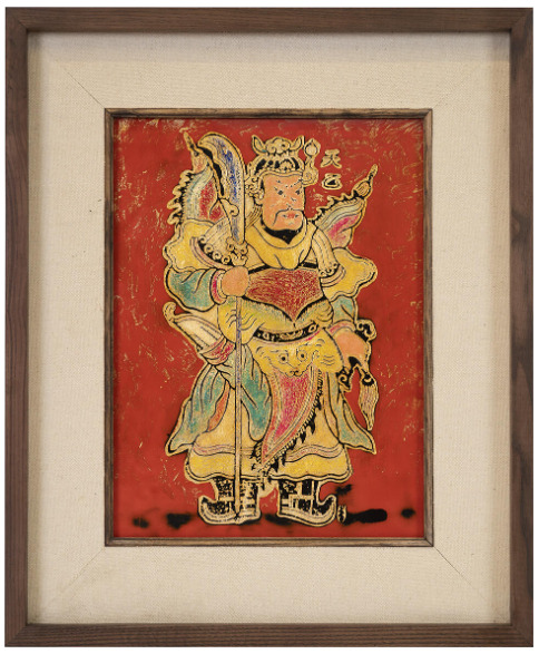 Tranh Thiên Ất - Môn Thần - Tranh Sơn Dầu La Toa - Công Ty Cổ Phần La Toa