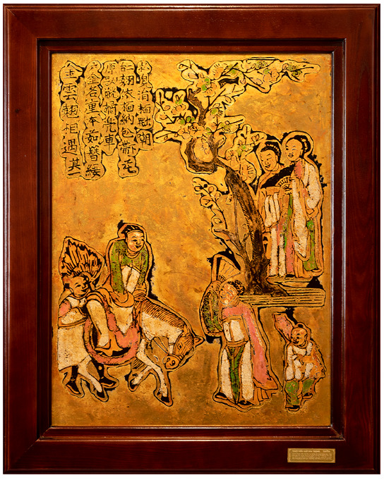 Tranh Thúy Kiều gặp Kim Trọng - Tranh Sơn Dầu La Toa - Công Ty Cổ Phần La Toa