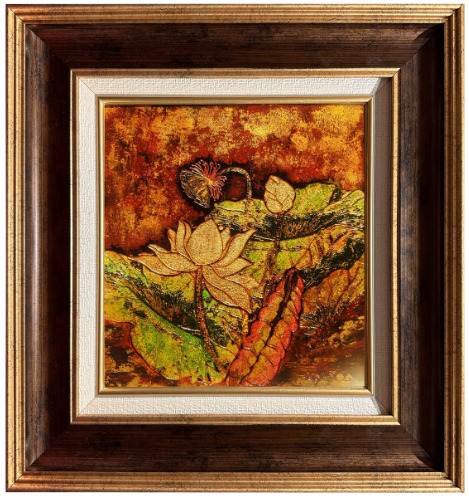 Tranh sen nhỏ - Tranh Sơn Dầu La Toa - Công Ty Cổ Phần La Toa