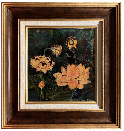 Tranh sen nhỏ - Tranh Sơn Dầu La Toa - Công Ty Cổ Phần La Toa