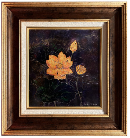 Tranh sen nhỏ - Tranh Sơn Dầu La Toa - Công Ty Cổ Phần La Toa