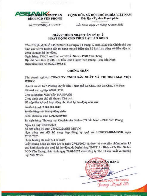 Chứng nhận, chứng chỉ