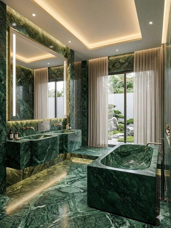 Đá Marble Verde Guatemala cao cấp