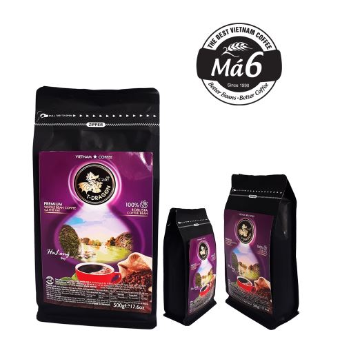 Cà phê T-Dragon thượng hạng Robusta nguyên hạt