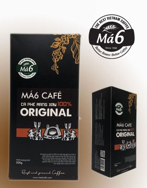 Cà phê Má 6 Original rang xay 500g