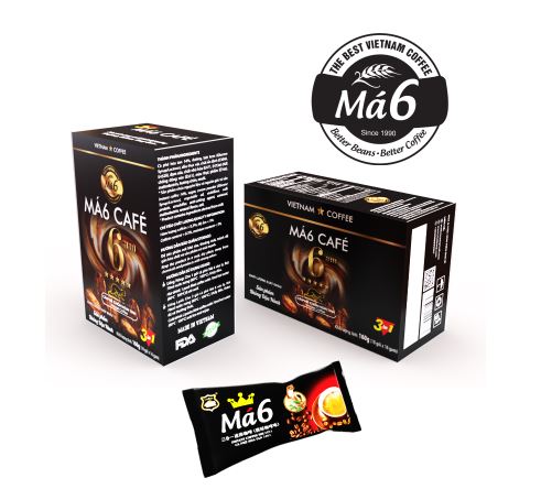 Cà phê Má 6 Chồn Hòa Tan 3in1 (16gr x 10 gói) / hộp