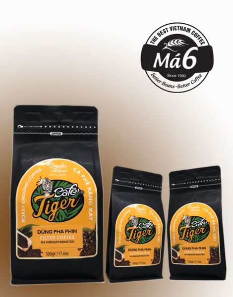 Cà phê Tiger dùng pha phin 500gr
