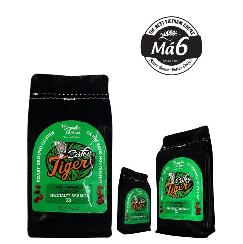 Cà phê Tiger hạt Arabica cao cấp X3 500gr