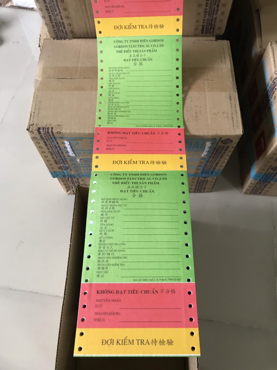 Giấy in liên tục - Cơ Sở In Vinh Phát