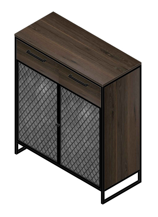 Tủ sideboard 2 ngăn kéo 2 cánh