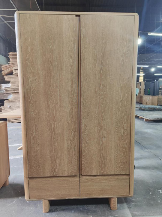 Tủ quần áo gỗ 2 cánh