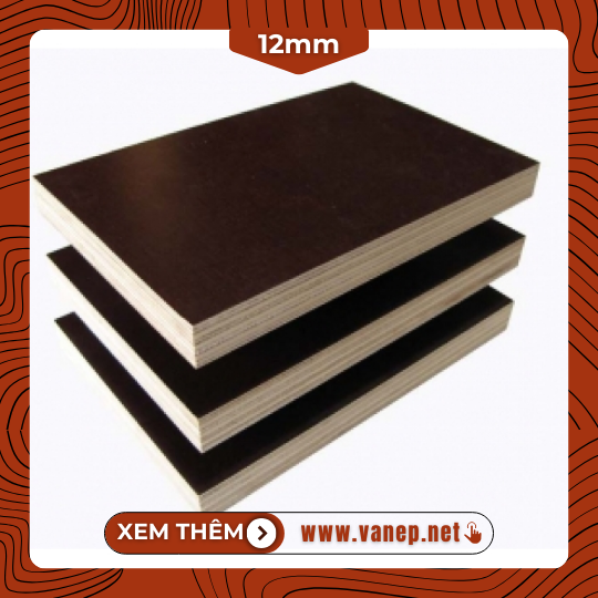 Ván ép phủ phim 12mm