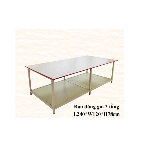 Bàn đóng gói 2 tầng - Máy Ngành May JD - Công Ty TNHH Cơ Khí Chế Tạo Máy JD