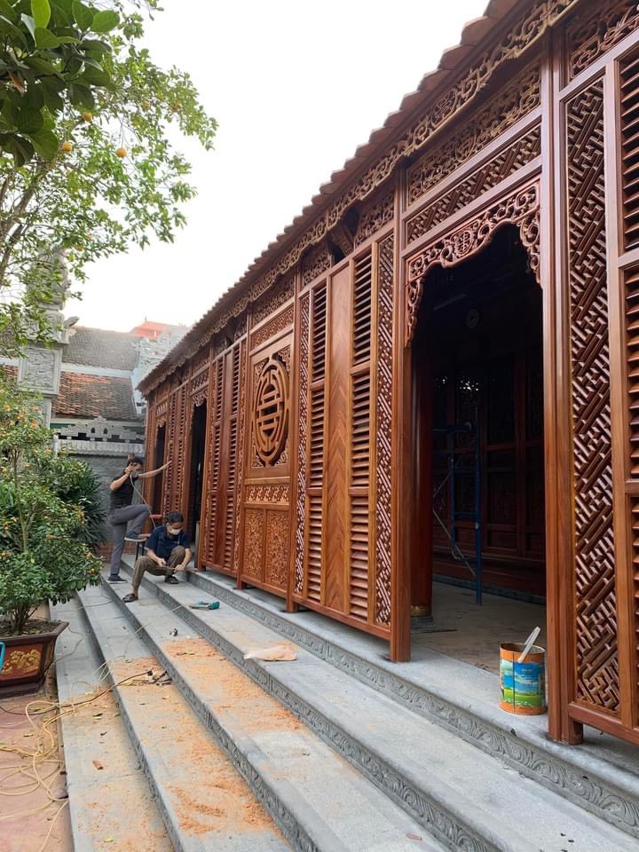 Nhà gỗ 5 gian - Nhà Gỗ Vina - Công Ty Cổ Phần XNK Al Metal