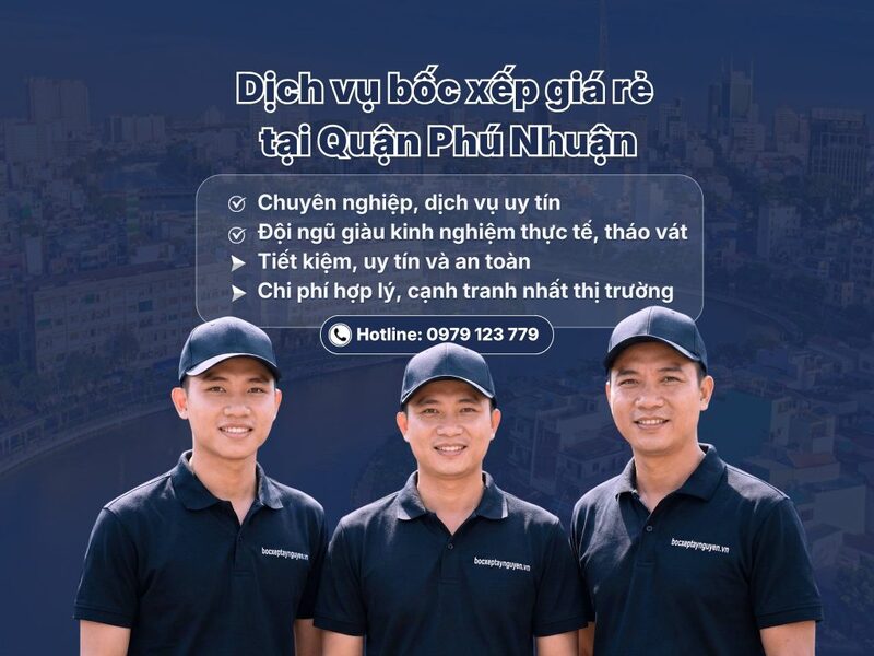 Dịch vụ bốc xếp tại Phú Nhuận