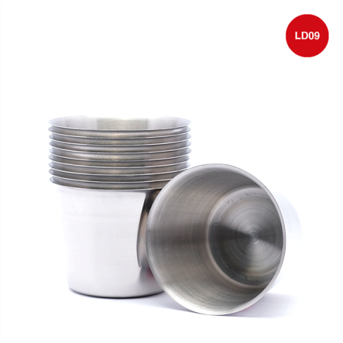 Ly đá inox size 09