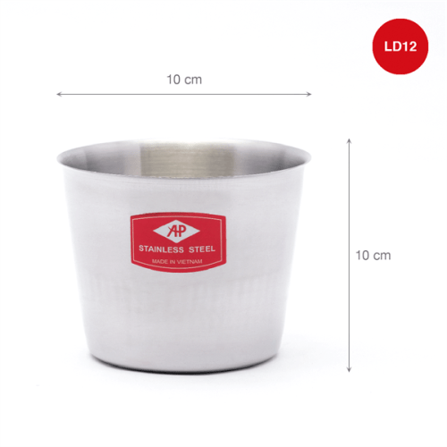 Ly đá inox size 12