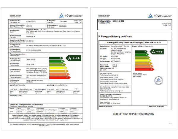 Chứng nhận tiết kiệm điện A+++